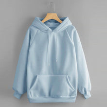 Charger l&#39;image dans la galerie, Winter Sweatshirt Women&#39;s Hoody Long Sleeve Hoodies Hooded Pullover Tops Blouse With Pocket Soild Sweatshirts For Women #D7
