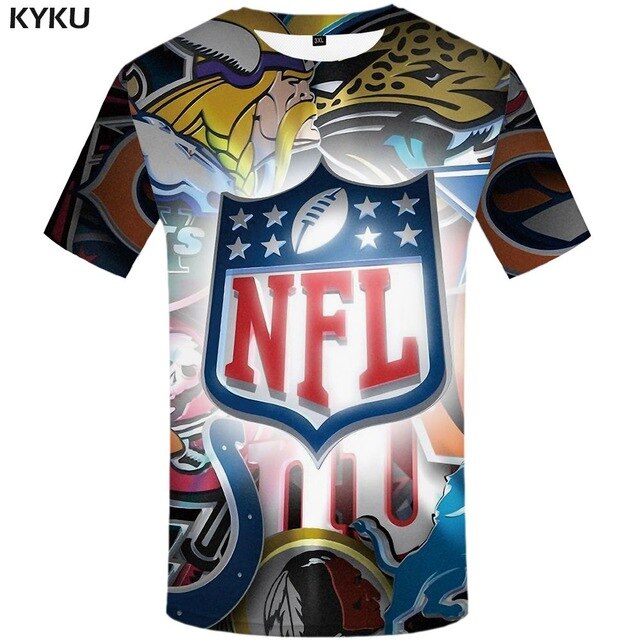 KYKU Water Tshirt Men Green Forest T-shirt Punk Rock Clothes Sky 3d T Shirt Printed Hip Hop Mens Clothing Casual Streetwear Top