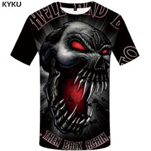 Charger l&#39;image dans la galerie, KYKU Water Tshirt Men Green Forest T-shirt Punk Rock Clothes Sky 3d T Shirt Printed Hip Hop Mens Clothing Casual Streetwear Top