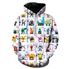 Charger l&#39;image dans la galerie, Autumn Kids Hoodies Baby boy Detectiv Pikachu 3d Print Hoodie Sweatshirts Harajuku Cartoon Pokemon Pullovers Fashion Kawaii Tops