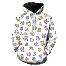 Charger l&#39;image dans la galerie, Autumn Kids Hoodies Baby boy Detectiv Pikachu 3d Print Hoodie Sweatshirts Harajuku Cartoon Pokemon Pullovers Fashion Kawaii Tops