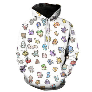 Autumn Kids Hoodies Baby boy Detectiv Pikachu 3d Print Hoodie Sweatshirts Harajuku Cartoon Pokemon Pullovers Fashion Kawaii Tops