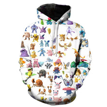 Charger l&#39;image dans la galerie, Autumn Kids Hoodies Baby boy Detectiv Pikachu 3d Print Hoodie Sweatshirts Harajuku Cartoon Pokemon Pullovers Fashion Kawaii Tops