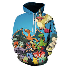 Charger l&#39;image dans la galerie, Autumn Kids Hoodies Baby boy Detectiv Pikachu 3d Print Hoodie Sweatshirts Harajuku Cartoon Pokemon Pullovers Fashion Kawaii Tops