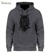 Charger l&#39;image dans la galerie, Animal Owl Hoodie Hoodies Sweatshirt Men 2018 New Fashion Spring Autumn Casual Hooded Hoody Men&#39;s Sportswear Brand Clothing Male