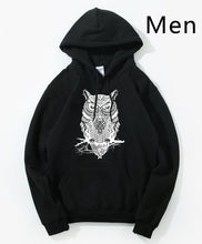 Charger l&#39;image dans la galerie, Animal Owl Hoodie Hoodies Sweatshirt Men 2018 New Fashion Spring Autumn Casual Hooded Hoody Men&#39;s Sportswear Brand Clothing Male