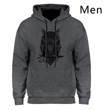 Charger l&#39;image dans la galerie, Animal Owl Hoodie Hoodies Sweatshirt Men 2018 New Fashion Spring Autumn Casual Hooded Hoody Men&#39;s Sportswear Brand Clothing Male