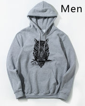 Charger l&#39;image dans la galerie, Animal Owl Hoodie Hoodies Sweatshirt Men 2018 New Fashion Spring Autumn Casual Hooded Hoody Men&#39;s Sportswear Brand Clothing Male