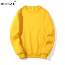 Charger l&#39;image dans la galerie, Solid Sweatshirts 2019 New Spring Autumn Fashion Hoodies Male Large Size Warm Fleece Coat Men Brand Hip Hop Hoodies Sweatshirts