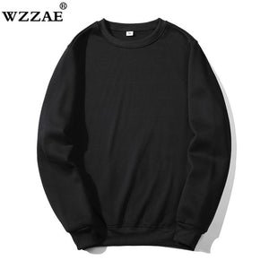 Solid Sweatshirts 2019 New Spring Autumn Fashion Hoodies Male Large Size Warm Fleece Coat Men Brand Hip Hop Hoodies Sweatshirts