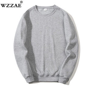 Solid Sweatshirts 2019 New Spring Autumn Fashion Hoodies Male Large Size Warm Fleece Coat Men Brand Hip Hop Hoodies Sweatshirts