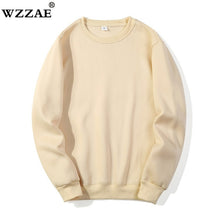 Charger l&#39;image dans la galerie, Solid Sweatshirts 2019 New Spring Autumn Fashion Hoodies Male Large Size Warm Fleece Coat Men Brand Hip Hop Hoodies Sweatshirts