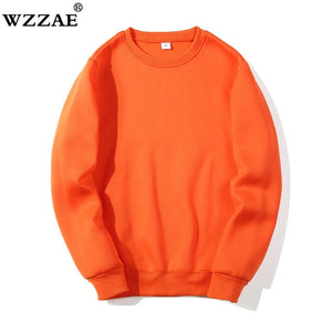 Solid Sweatshirts 2019 New Spring Autumn Fashion Hoodies Male Large Size Warm Fleece Coat Men Brand Hip Hop Hoodies Sweatshirts