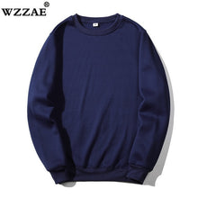 Charger l&#39;image dans la galerie, Solid Sweatshirts 2019 New Spring Autumn Fashion Hoodies Male Large Size Warm Fleece Coat Men Brand Hip Hop Hoodies Sweatshirts