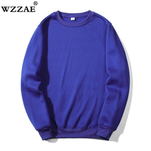 Solid Sweatshirts 2019 New Spring Autumn Fashion Hoodies Male Large Size Warm Fleece Coat Men Brand Hip Hop Hoodies Sweatshirts