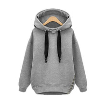 Charger l&#39;image dans la galerie, 2019 Autumn Winter Zanzea Women Hoodies Long Sleeve Hooded Loose Casual Warm Sweatshirt Oversized Plus Size Sweatshirts