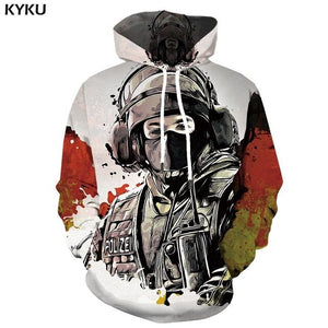 KYKU 3d Hoodies Aurora Sweatshirts men Green Hoody Anime Forest Hoodie Print Harajuku Hooded Casual Hoodes 3d Long Sleeve