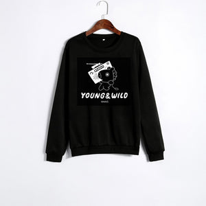 XUNASHOW 2019 Unisex Hoodies Sweatshirts Men Women Fleece Long Sleeve Clothes Cartoon Letters Print Ropa Kawaii Plus Size S-5XL