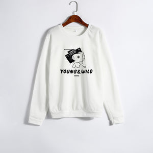XUNASHOW 2019 Unisex Hoodies Sweatshirts Men Women Fleece Long Sleeve Clothes Cartoon Letters Print Ropa Kawaii Plus Size S-5XL